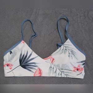 Floral bikini top